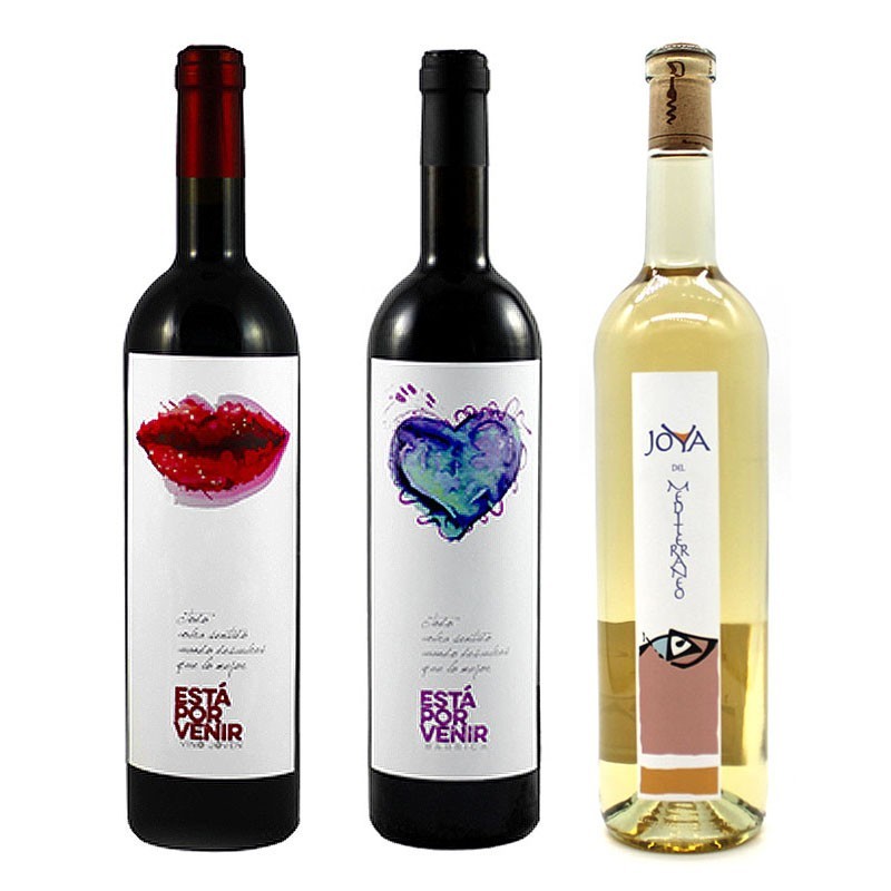 Pack Surtido Vinos Ecológicos de Almería regalo tinto barrica blanco