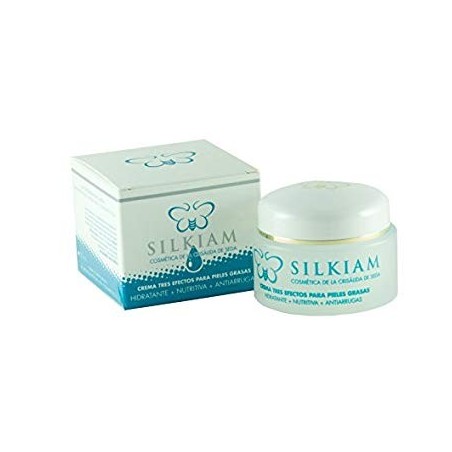 Crema Hidratante Antiarrugas Piel Grasa Silkiam de CRISMUR 50 ml.