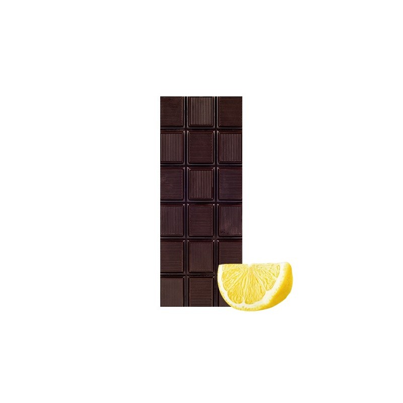 Chocolate Artesano Ecológico Negro 74% Cacao con Limón Almería natural