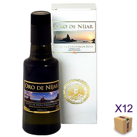 Aceite de Oliva Virgen Extra Arbequina con estuche regalo ORO DE NIJAR