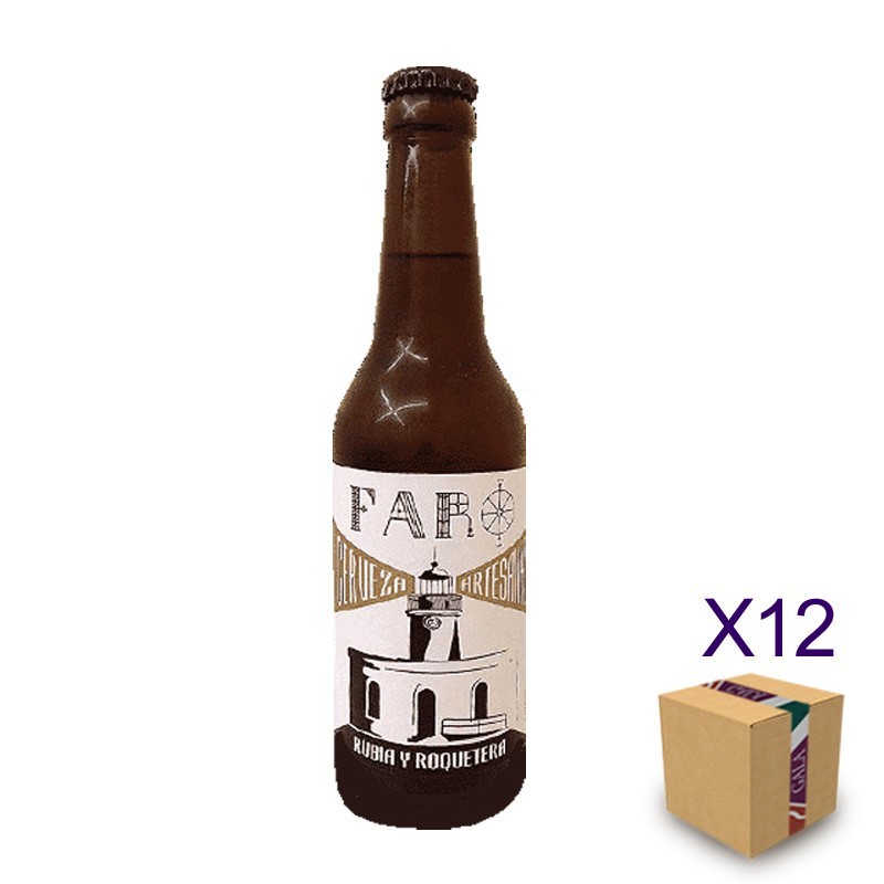 comprar online cerveza artesana  Faro Almería Roquetas rubia y roquetera