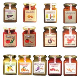 Pack Degustación crema salsa pate vegetal y mermelada casera vegano