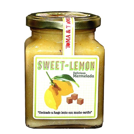 Mermelada casera tradicional de limón producto vegano de origen Almería