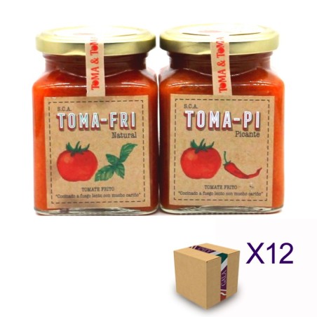 Comprar Pack Surtido crema de tomate frito tradicional casero Almería