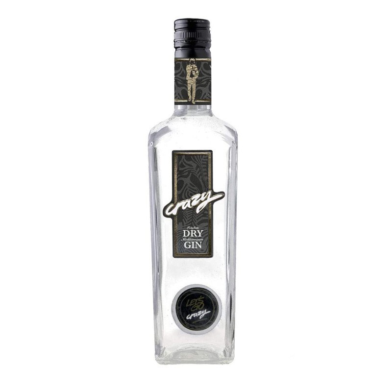 Gin artesanal Crazy London Dry Gin Almería tridestilada ginebra natural
