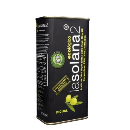 Aceite Oliva Virgen Extra Picual Ecológico Gourmet Almería LASOLANA2