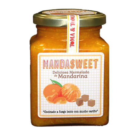 Mermelada de Mandarina  TOMA Y TOMA casera artesanal vegana Almería Andalucía