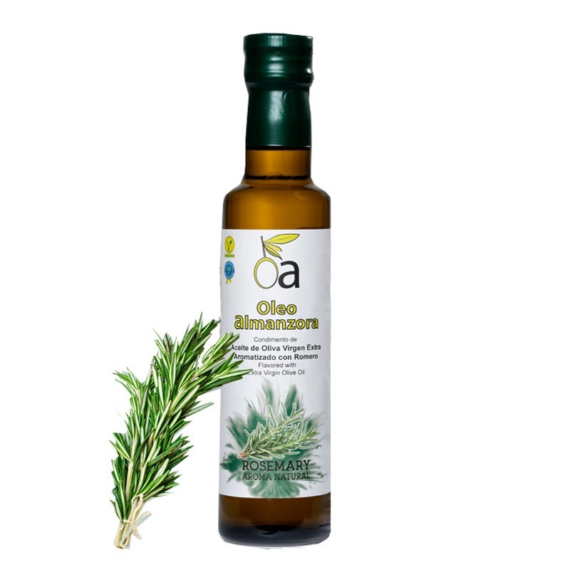 Aceite de Oliva Virgen Extra Aromatizado Romero ÓLEO ALMANZORA Almería