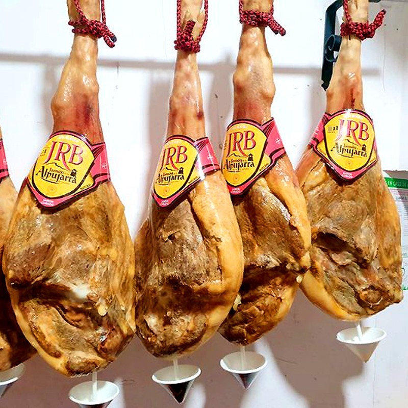 Paleta Serrano Trevélez Alpujarra Granada IGP Curación 18 meses Artesano