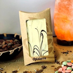 Chocolate Artesano Blanco Apisierra sabor Limón Naranja Fresa natural