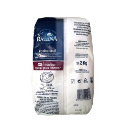 Sal Marina Gruesa especial hornear cristalizada manualmente artesanal tradicional mediterráneo