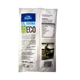 Sal Marina Ecológica cosechada con métodos tradicionales