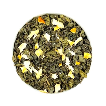 Té Verde con Jengibre y Limón antioxidante estimulante tranquilizante diurética pérdida de peso protector neuronal higiene bucal