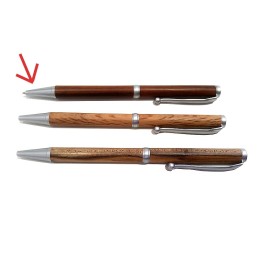 Bolígrafo madera de Cornicabra Terebinto a mano tornero de Almería.