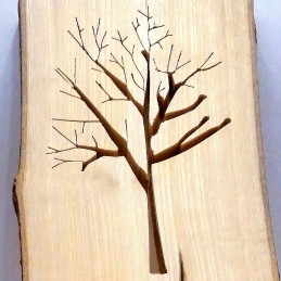 Plato Artesanal de Madera Decorativo JCTORNERO