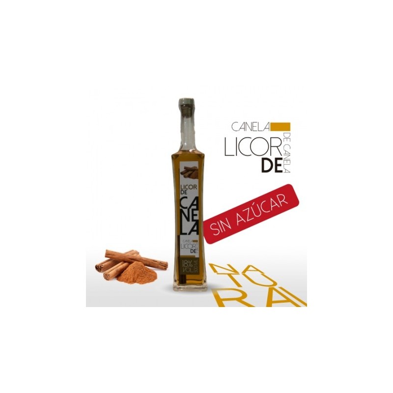 Licor Artesano de Canela sin azúcar ni aditivos producto natural Almería