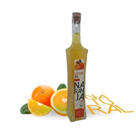 Licor Artesanal de Naranja macerado en frío Almería sin aditivos LICORES NATURALES