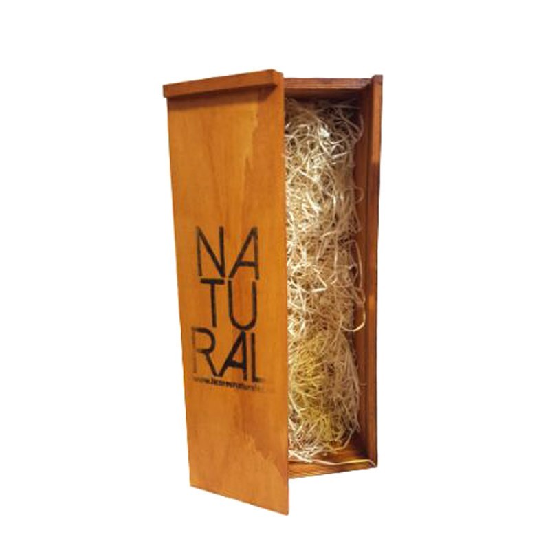 estuche madera natural regalo licores naturales