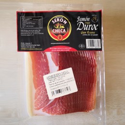 Jamón Cruce Duroc Loncheado Checa IGP Jamones de Serón Almería curación natural 18 meses
