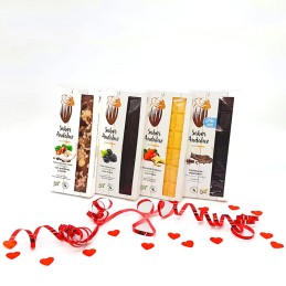 Pack regalo amor corazón san valentín chocolate ecológico Almería