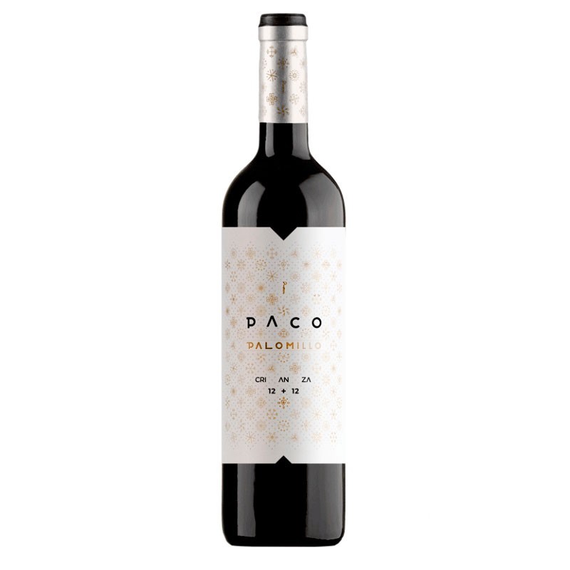 Vino Tinto Crianza Ecológico Paco Palomillo, BODEGAS PALOMILLO tradicional recolección manual