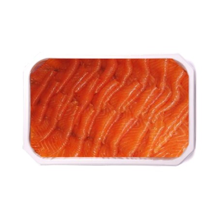 Salmón de Noruega ahumado artesano SALAZONES VALERA finas lonchas 