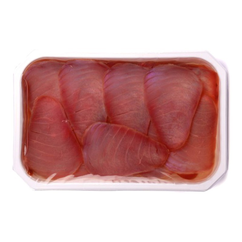 Lomo de Atún ahumado artesanal SALAZONES VALERA en finas lonchas