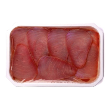 Lomo de Atún ahumado artesanal SALAZONES VALERA en finas lonchas