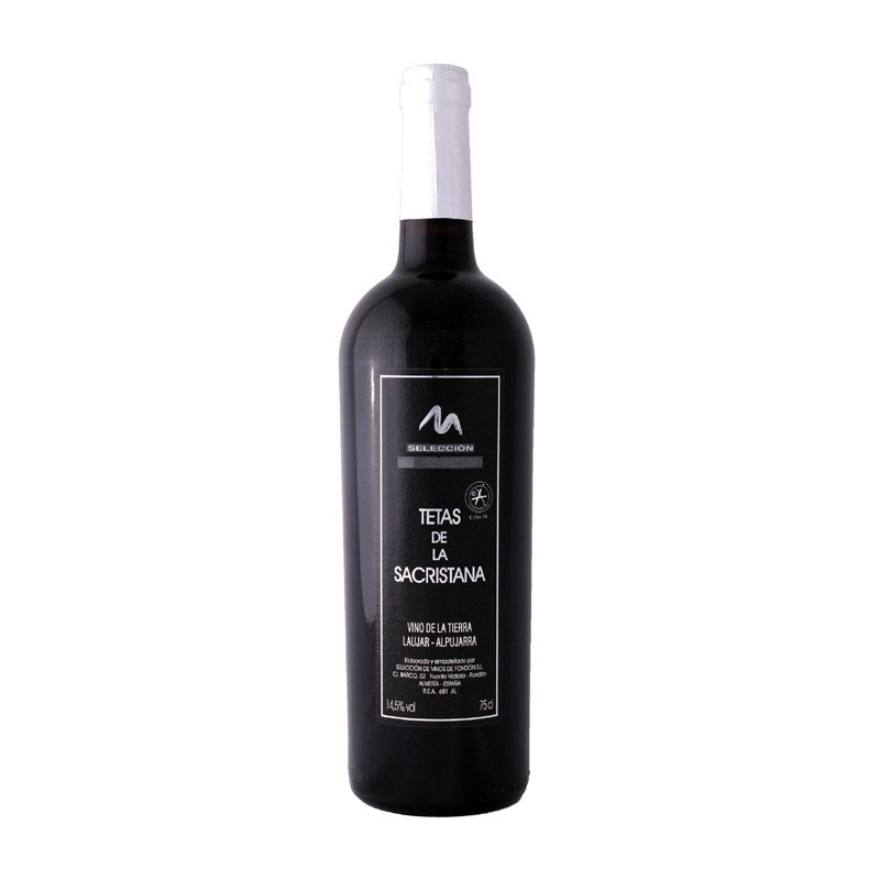 Vino Tetas de la Sacristana  Alpujarra tempranillo merlot cabernet sau