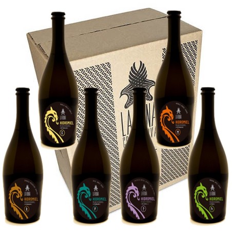 Hidromiel La Runa Pack Surtido manzana naranja vainilla seco dulce