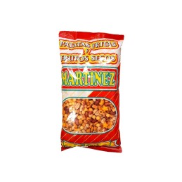 Coctail con cacahuetes maiz pasas  bolitas bbq y corn tex mex 