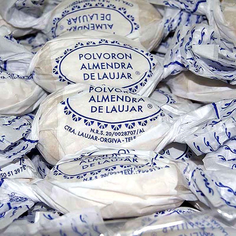 polvorón almendra Tradicional Laujar Alpujarra artesanal Almería