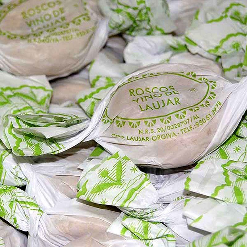 Rosco de Vino Caseros tradicionales artesanos MANTECADOS DE LAUJAR