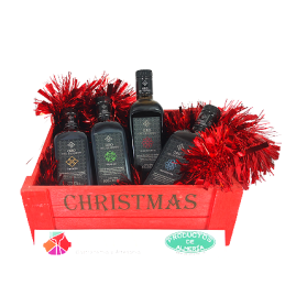 Lote Navidad ecológico Almería ORO DEL DESIERTO LECHIN ARBEQUINA PICUA