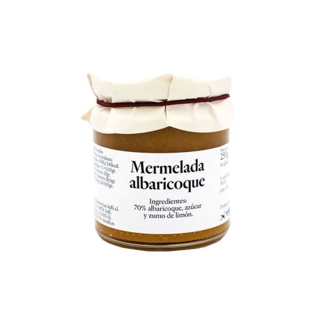 Mermelada casera de Albaricoque producto artesano Almería sin gluten