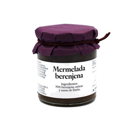 Mermelada casera de berenjena de Almería producto artesano sin gluten
