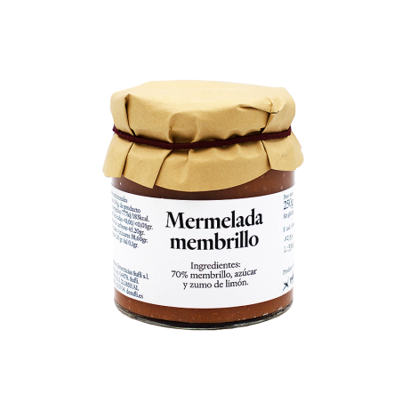 Mermelada casera de membrillo producto artesano de Almería sin gluten