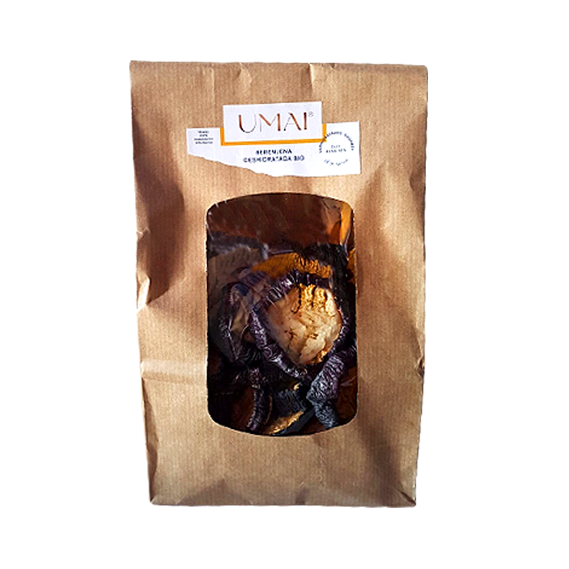 Berenjena natural deshidratada UMAI gourmet ecológico Sabores Almería 
