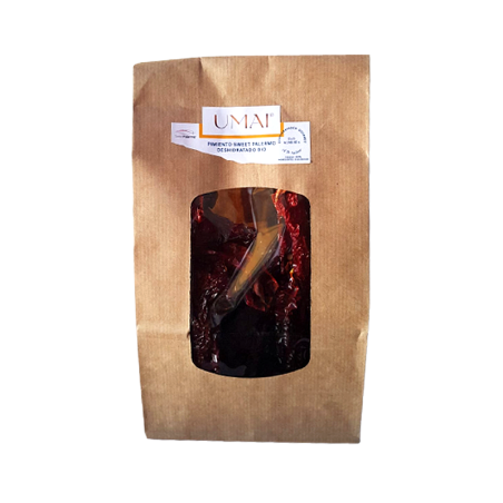 Pimiento deshidratado ecológico UMAI gourmet natural artesano Almería
