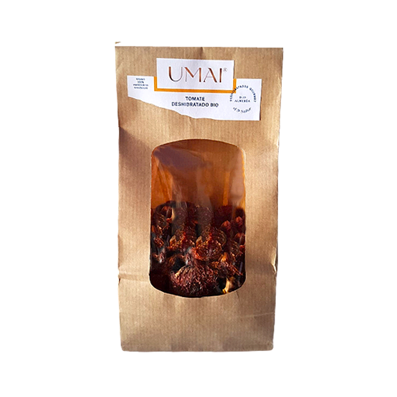 Tomate natural deshidratado ecológico gourmet UMAI artesanal Almería