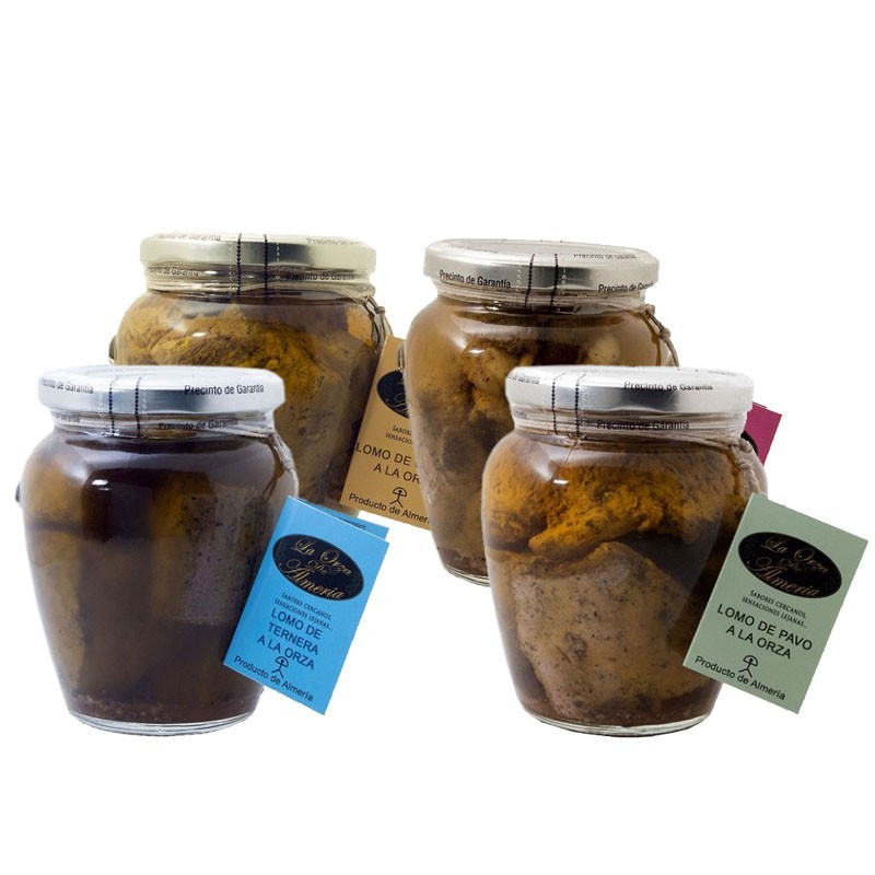 Carnes a la orza LA ORZA DE ALMERÍA (Pack Surtido "IBÉRICO" 4 ud.)