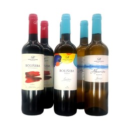 Pack Surtido Vino blanco tinto Bodega Barea Granados, Alpujarra