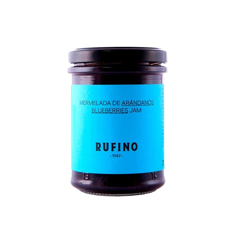 Mermelada Arándanos gourmet y artesana Rufino de Granada delicatessen.