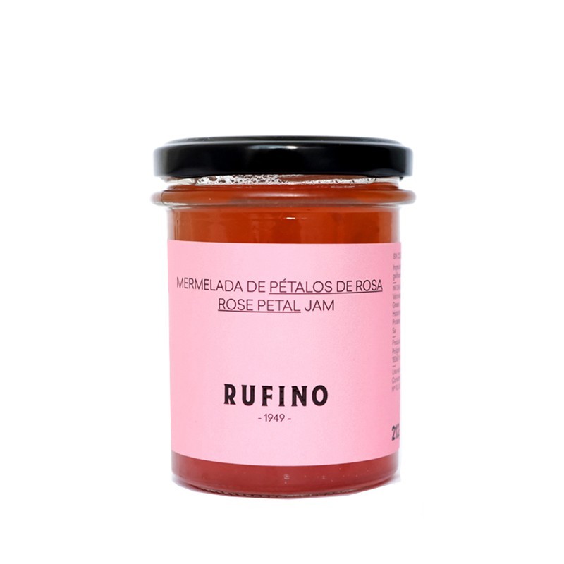 Mermelada casera de Pétalos de Rosa Mini ecológica Rufino delicatessen