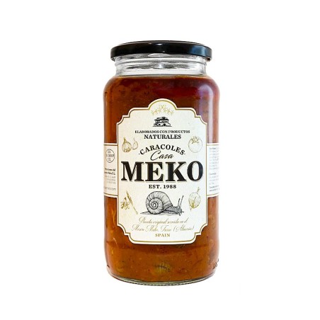Caracoles en su salsa artesanos y gourmet de Casa Meko Turre Almería 