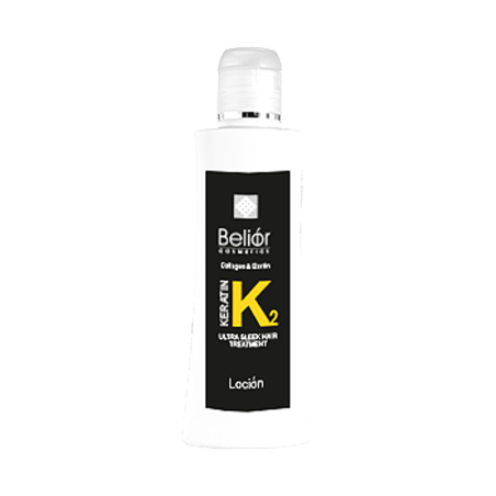 Loción Ultra Sleek Hair K2 con Queratina de Belior  CRISMUR. Fortalece