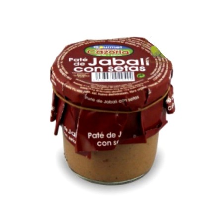 Paté Gourmet  de Jabalí con Setas, típico de caza, Linares  Jaén