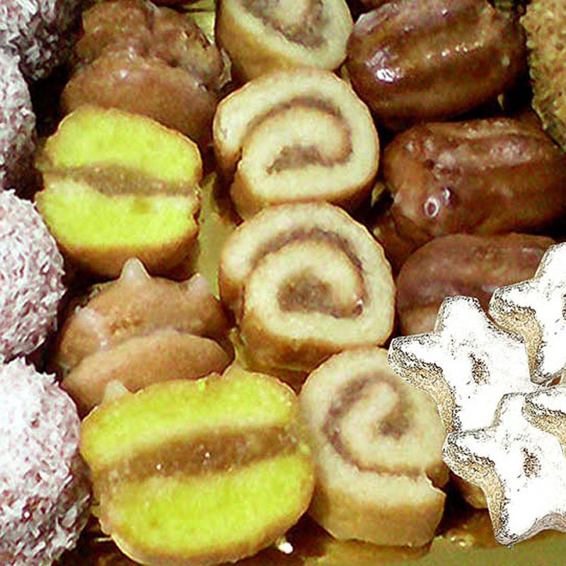 Pack Surtido Dulces Tradicionales pionono media luna mantecado Almería