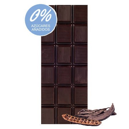 Chocolate Artesano Ecológico de Algarroba  Sin Azúcares añadidos