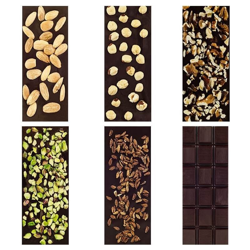 Chocolate Artesano Ecológico SABOR ANDALUZ Surtido degustación Almería